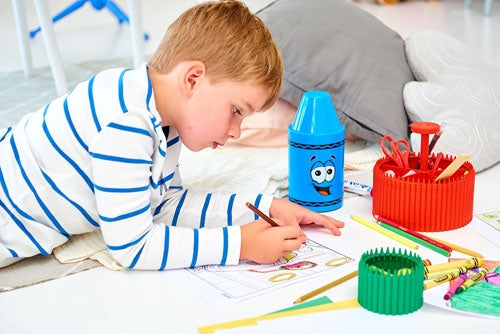 Crayola - Krijtvorm Opbergdoos 4 liter, Blauw - Polypropyleen - Crayol