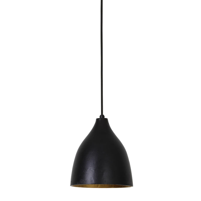 Light & Living Hanglamp Sumero - Zwart|Goud - Ø18cm