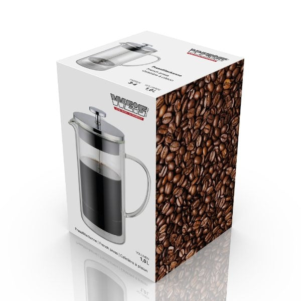 Weis - Cafetière, 750 ml, Dubbelwandig, Glas – Weis