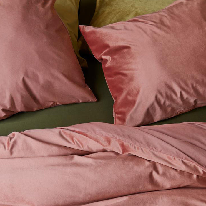 At Home by Beddinghouse Tender Dekbedovertrek 240 x 200/220 cm - Donkerroze