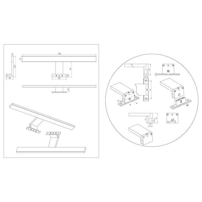Tiger Aurel LED Badkamerlamp