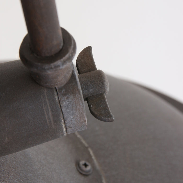 Mexlite - hanglamp - Eliga - bruin - glas metaal - Ø 40cm - E27 - 7636B