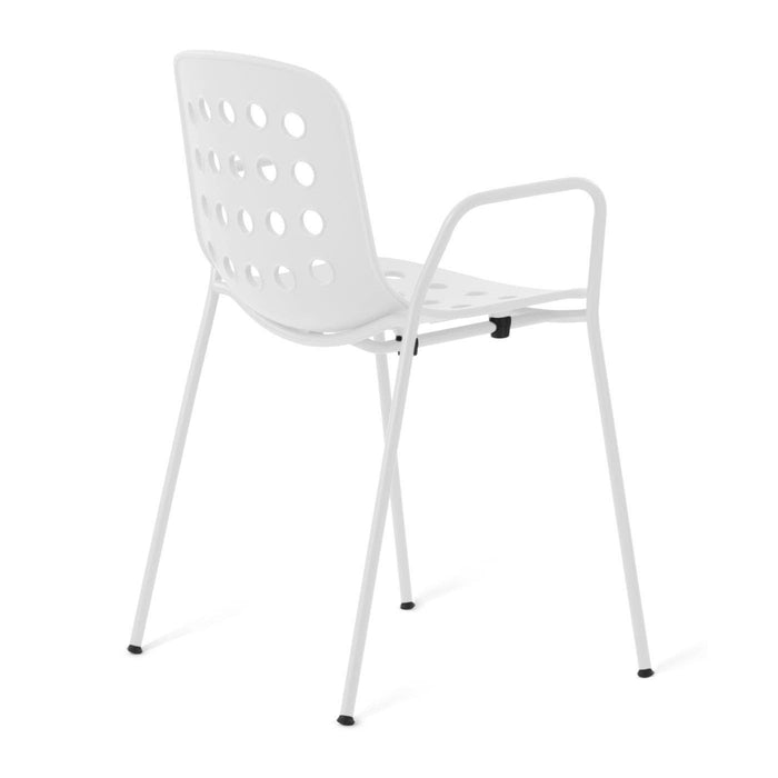 TOOU HOLI Holes tuinstoel - Met armleuningen - Wit