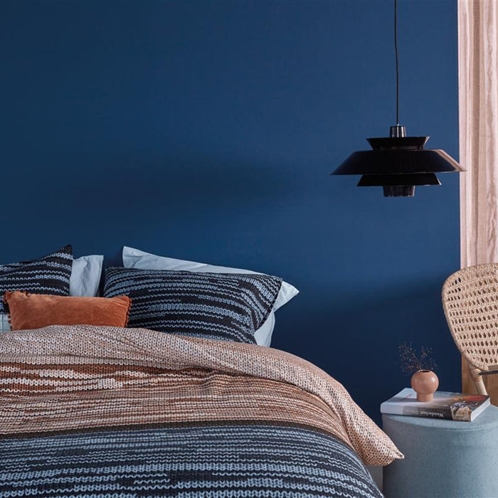 Beddinghouse Fardau Dekbedovertrek 240 x 220 cm - Blauw