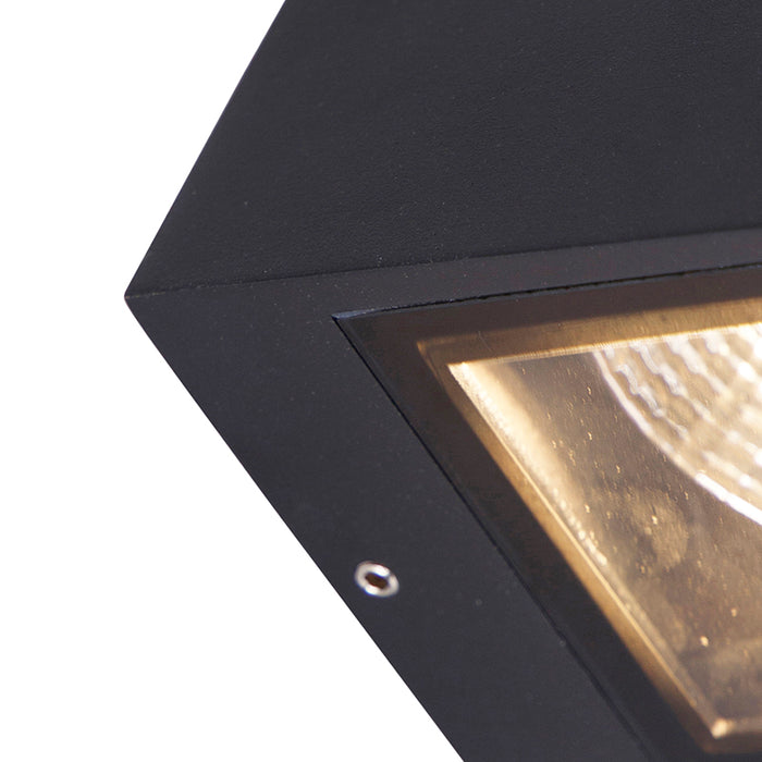 QAZQA Moderne wandlamp zwart 2-lichts AR70 IP54 - Baleno