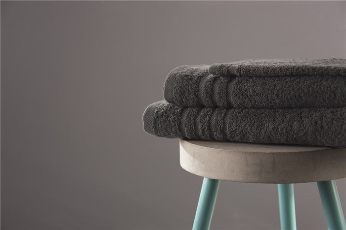 Byrklund - Baddoek Bath Basics - 10x 50x100 - Antraciet