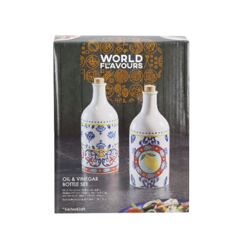 Olie -en Azijn Set, 2 Stuks, 0.5 L, Keramiek - KitchenCraft | World of