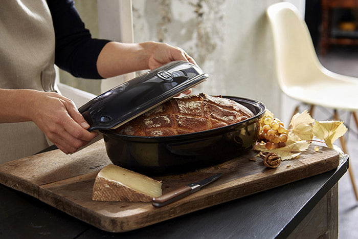 Emile Henry Broodbakvorm ambachtelijk E-box - 340x215x150mm - Fusain