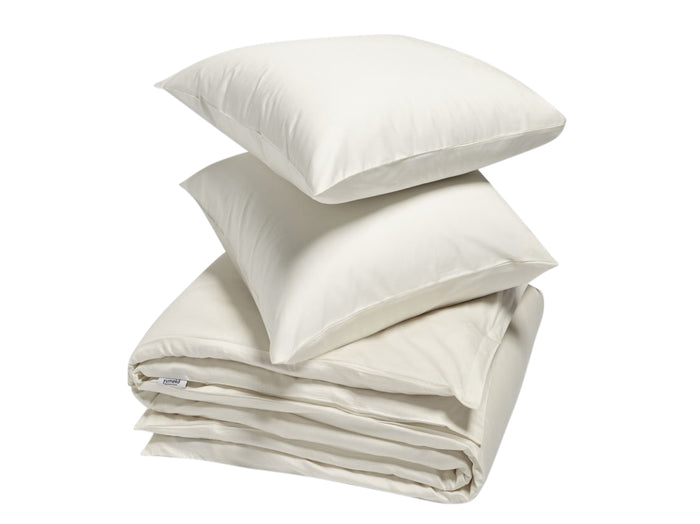 Yumeko overtrekset katoen satijn warm white 240x220 + 2|60x70