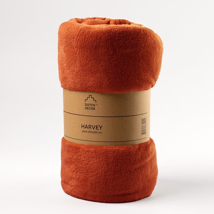 Dutch Decor plaid HARVEY - 150x200 cm Potters Clay