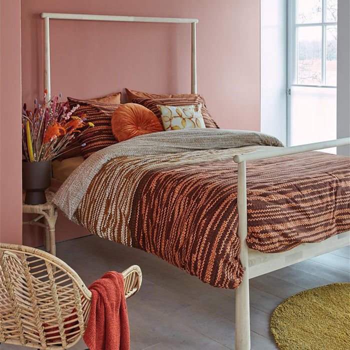 Beddinghouse Fardau Dekbedovertrek 140 x 220 cm - Terra