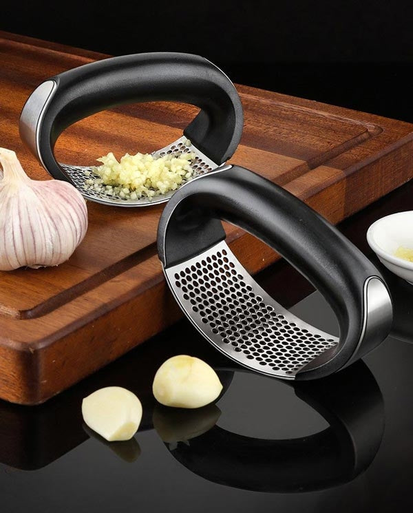 Garlic Press Boxring - Knoflookpers - RVS - HKS