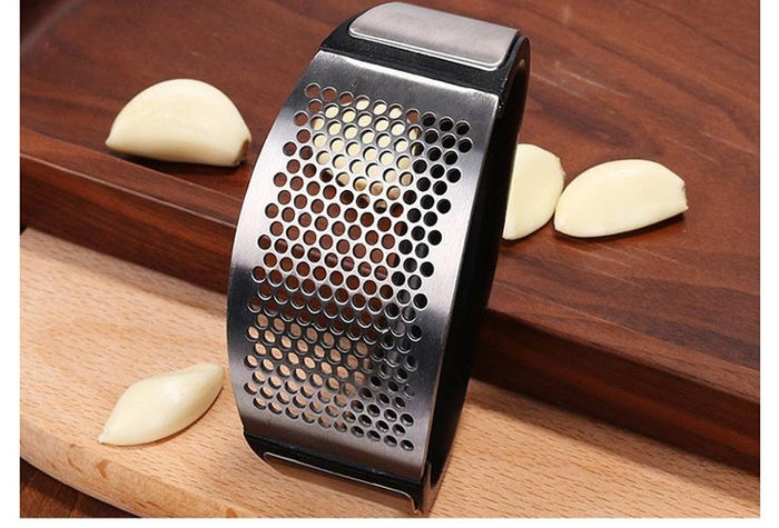 Garlic Press Boxring - Knoflookpers - RVS - HKS