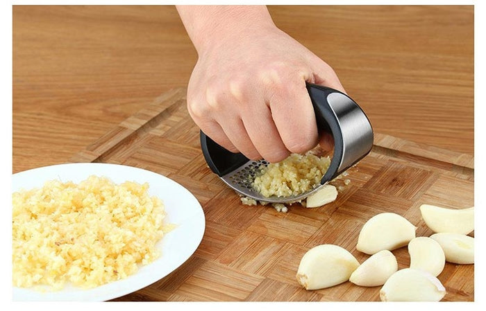 Garlic Press Boxring - Knoflookpers - RVS - HKS