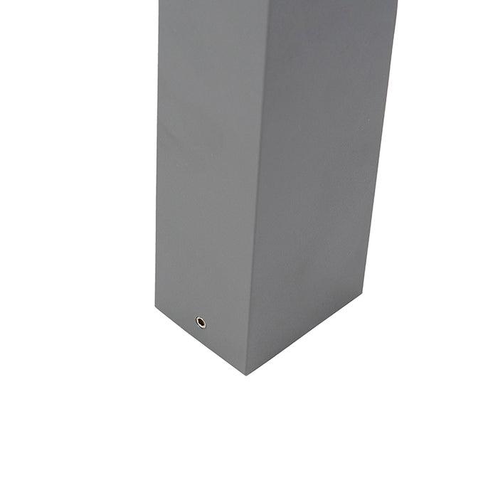 QAZQA Moderne staande buitenlamp antraciet incl. LED - Uma