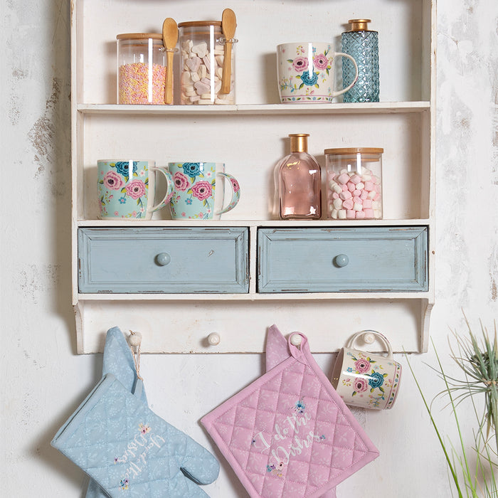 Clayre & Eef Voorraadpot Ø 8x10 cm Glas