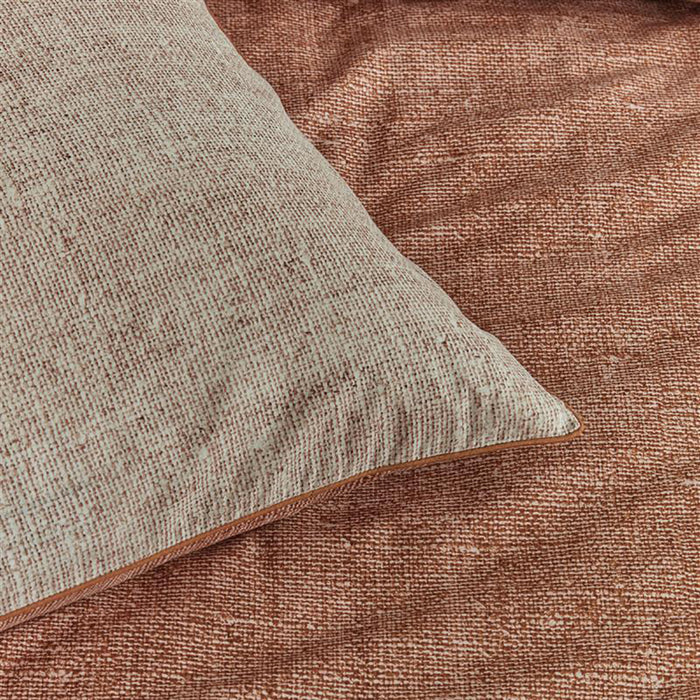 Rivièra Maison Coughton Court Dekbedovertrek 140 x 200/220 cm - Terra