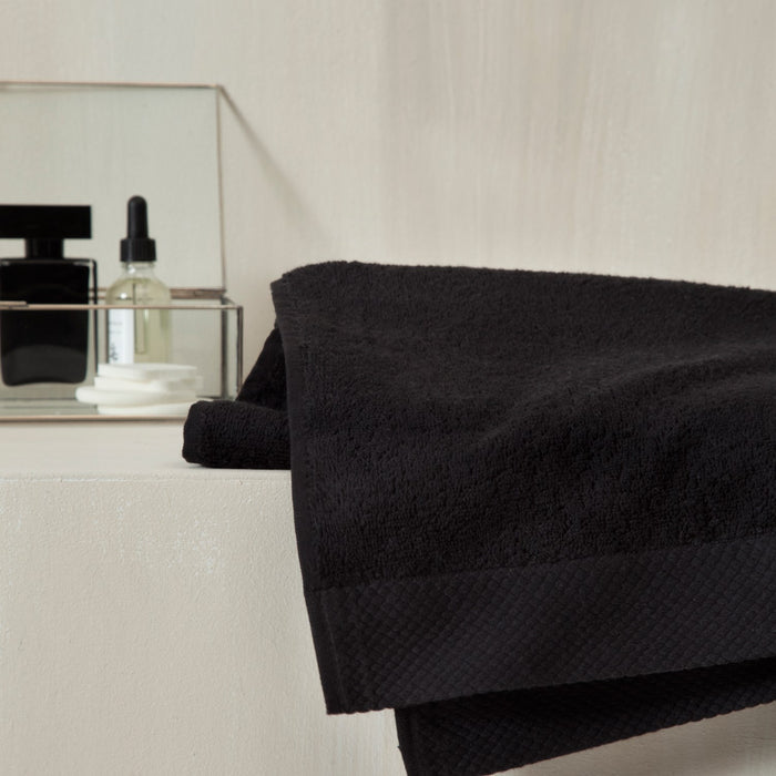 Seahorse douchelaken Pure - 70 x 140 cm - Zwart