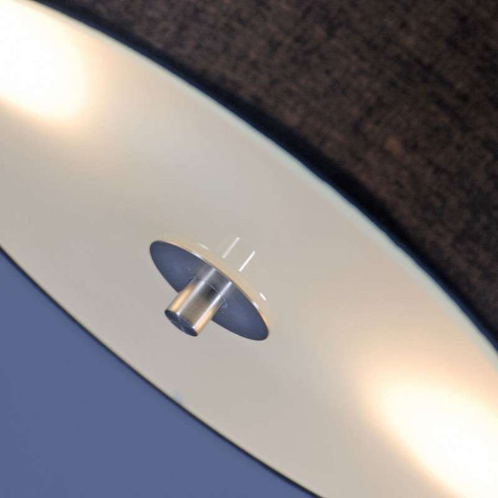 QAZQA Plafondlamp drum - Zwart - Modern - D 300mm