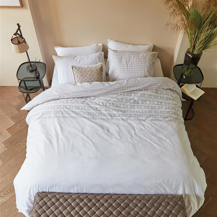 Rivièra Maison Syros Dekbedovertrek 260 x 200/220 cm - Zand