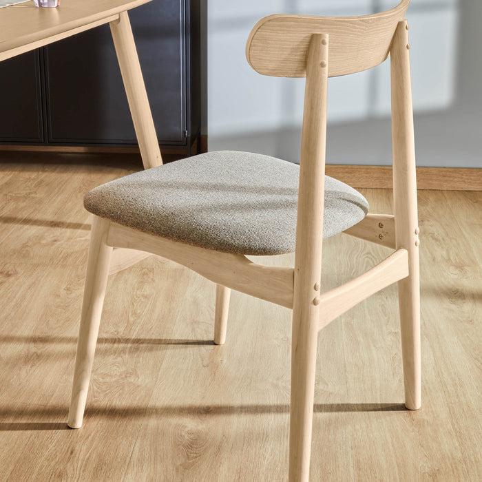Kave Home Nayme Eetkamerstoel Beige