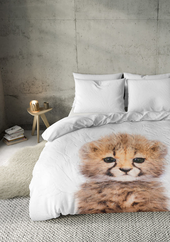 Y-NOT Baby Cheetah Dekbedovertrek 240 x 220 cm