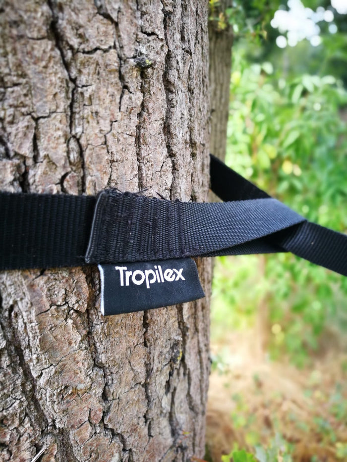 Tropilex® Reishangmat Tweepersoons Travel Black Zwart