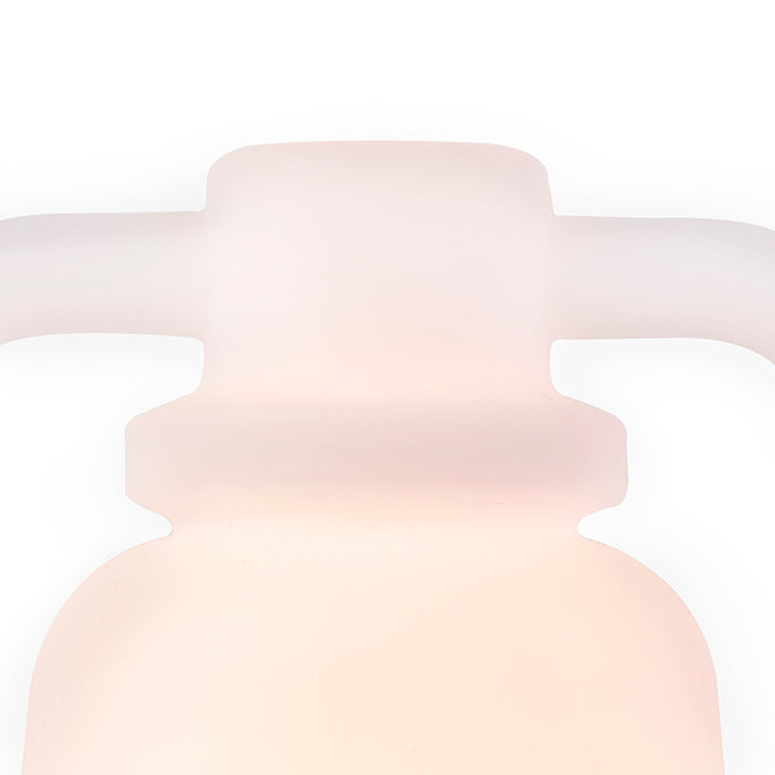 QAZQA Tafellamp oplaadbaar 30 cm IP44 wit - Storm Small