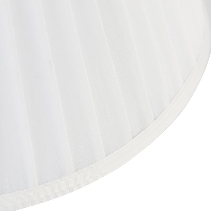 QAZQA Plisse lampenkap wit 35|20 cm