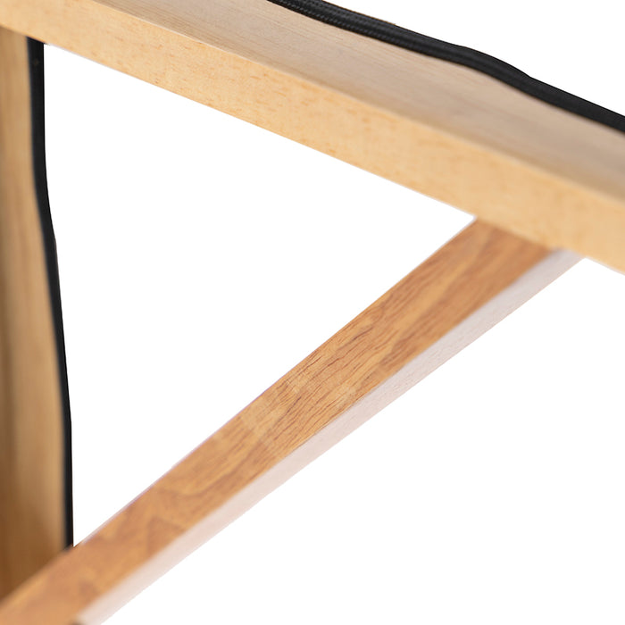 QAZQA Wandlamp galgje - Bruin - Landelijk - L 330mm