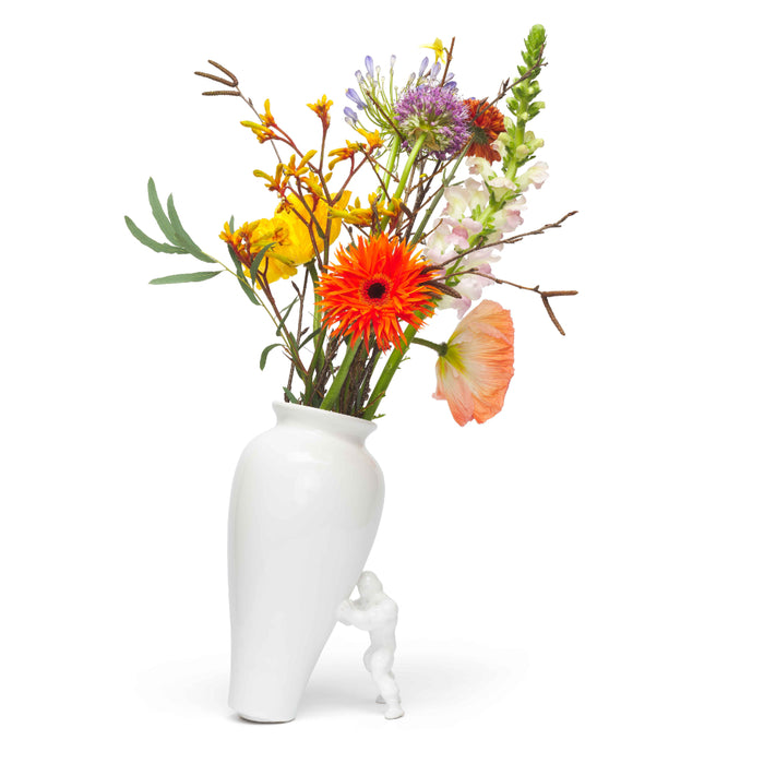 Jasmin Djerzic My Superhero vaas maat L Wit