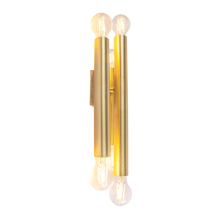 QAZQA Hotel Chique wandlamp goud 6-lichts -Tubi