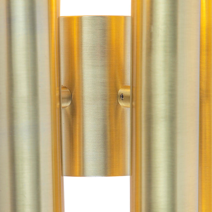 QAZQA Hotel Chique wandlamp goud 6-lichts -Tubi