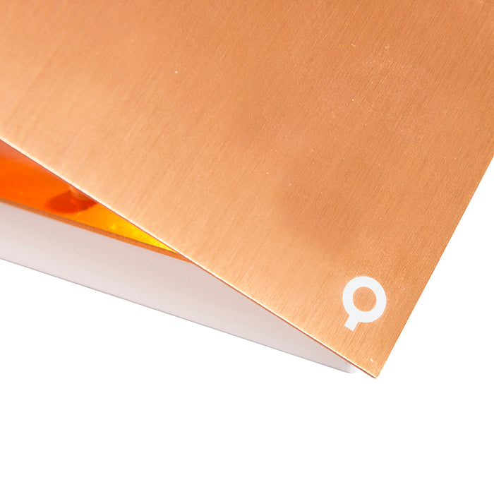 QAZQA Moderne wandlamp koper met lichteffect - Cube