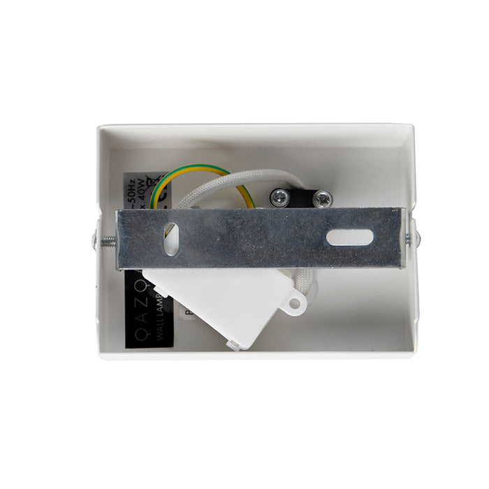 QAZQA Moderne wandlamp wit - Simple Drum Jute