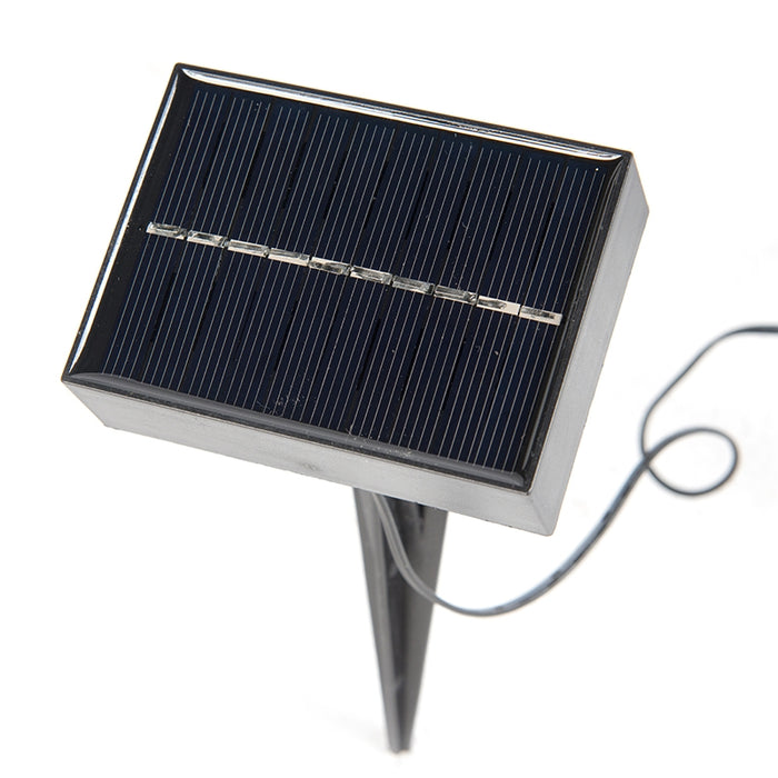 QAZQA Set van 3 prikspots staal incl. LED IP44 solar- Rox