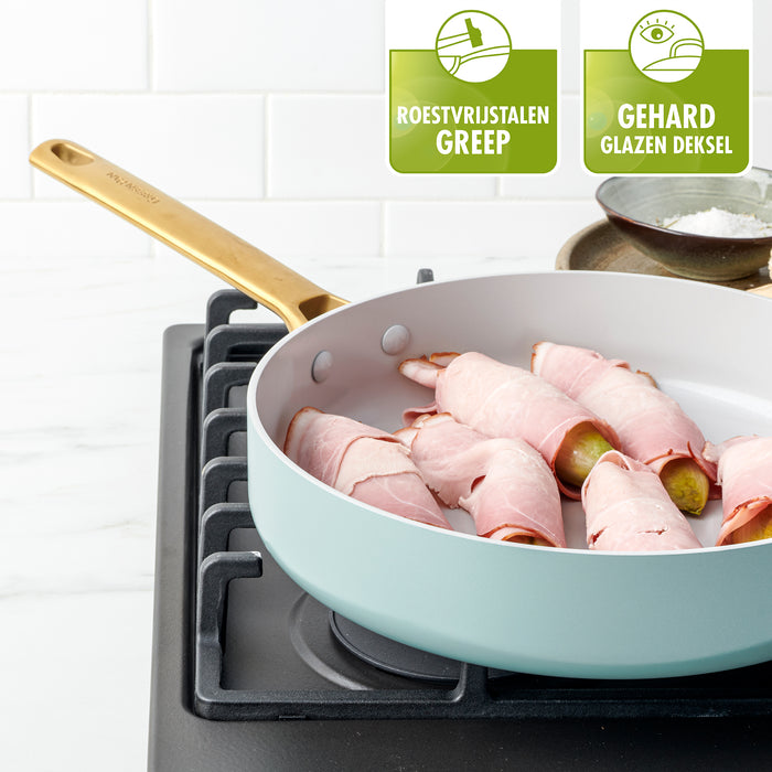 Greenpan Padova Hapjespan met Deksel Ø 28 cm