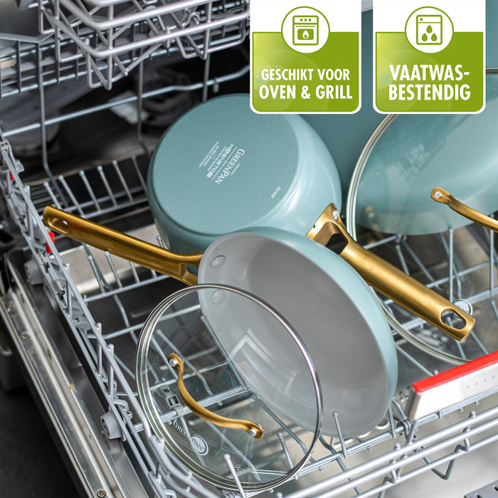 Greenpan Padova Pannenset 5-delig met 2 pannenbeschermers