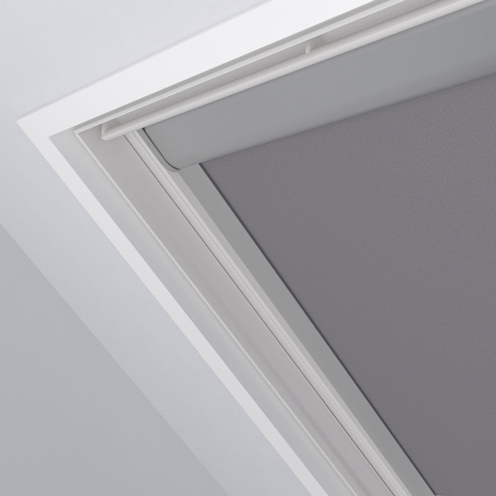 Dakraam Rolgordijn Pure Verduisterend Light Grey voor Velux: MK06