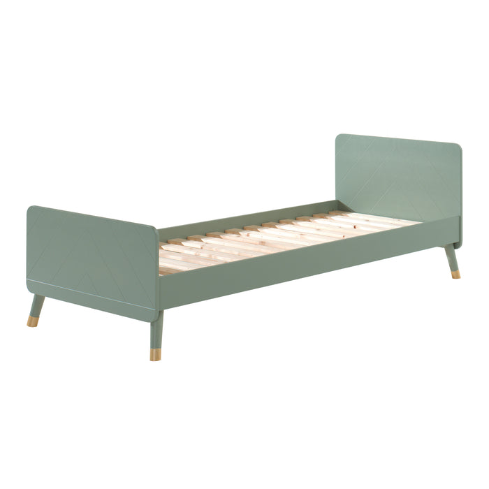 Vipack Billy Bed 90 x 200 cm en Nachttafel - Groen