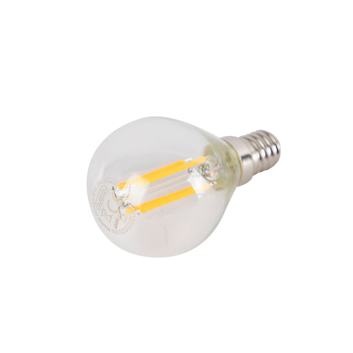 LUEDD Set van 5 E14 dimbare LED kogellampen P45 5W 470 lm 2700K