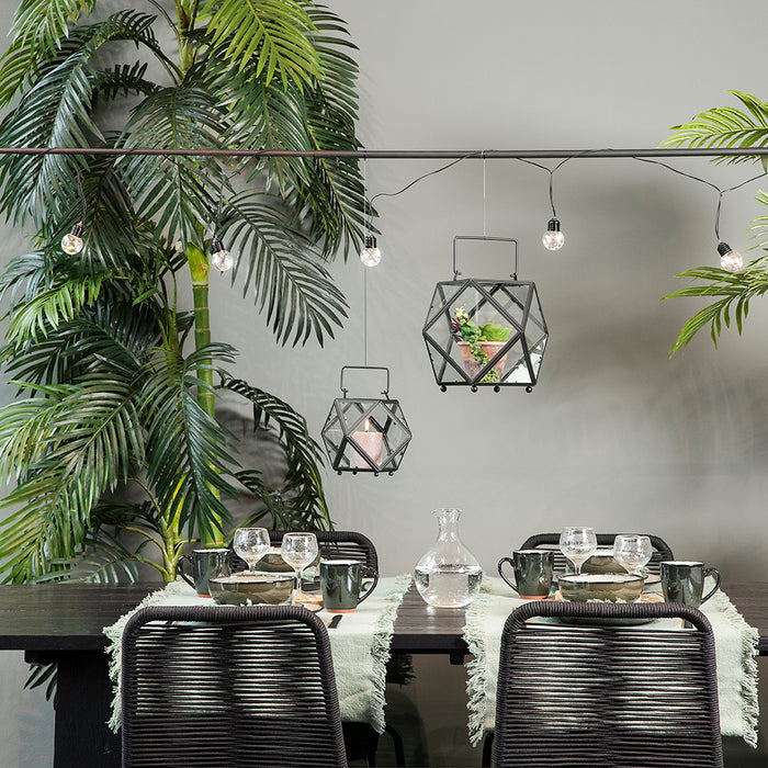 Mica Decorations Tafelklem incl. 10 lampen