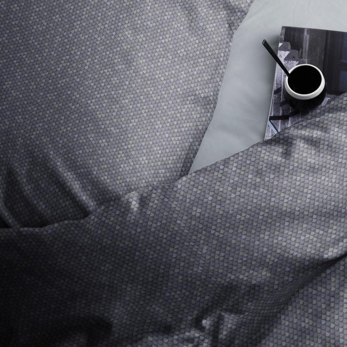 Damai Dekbedovertrek Katoen Scale steel blue