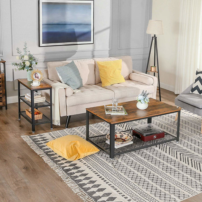 O'DADDY® Wandtafel - Sidetable Industrieel - Dressoir 60x30x60 - bruin