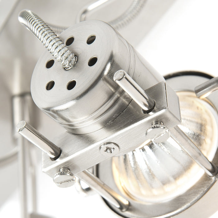 QAZQA Industriële spot staal 3-lichts draai- en kantelbaar - Suplux