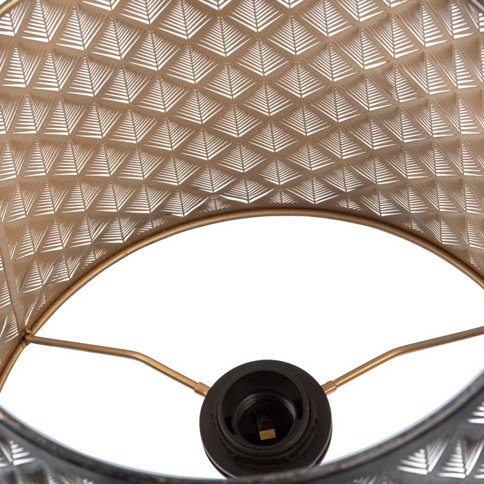 WOOOD Kars Tafellamp - Metaal - Zwart - 56x28x28