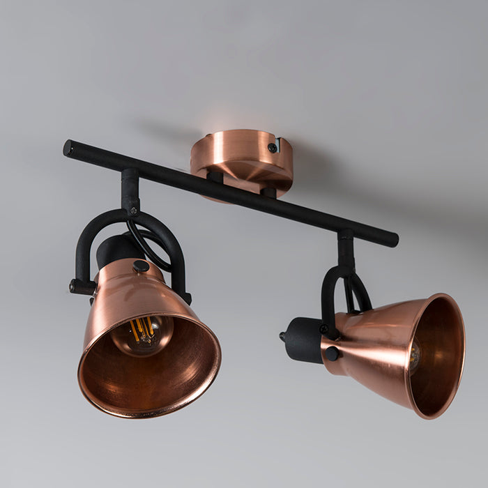 QAZQA Klassieke spot koper - Jos 2