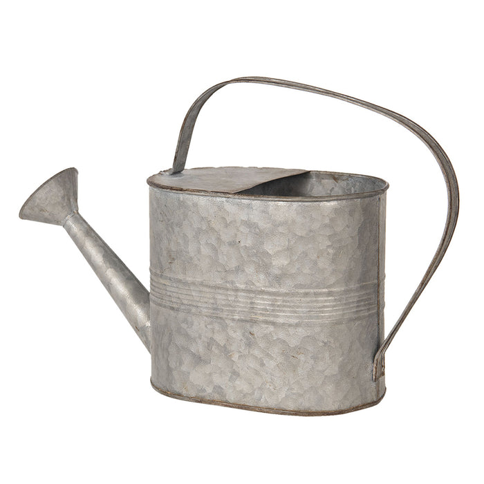 Clayre & Eef Decoratie Gieter 40x14x25 cm Grijs Metaal Plantengieter