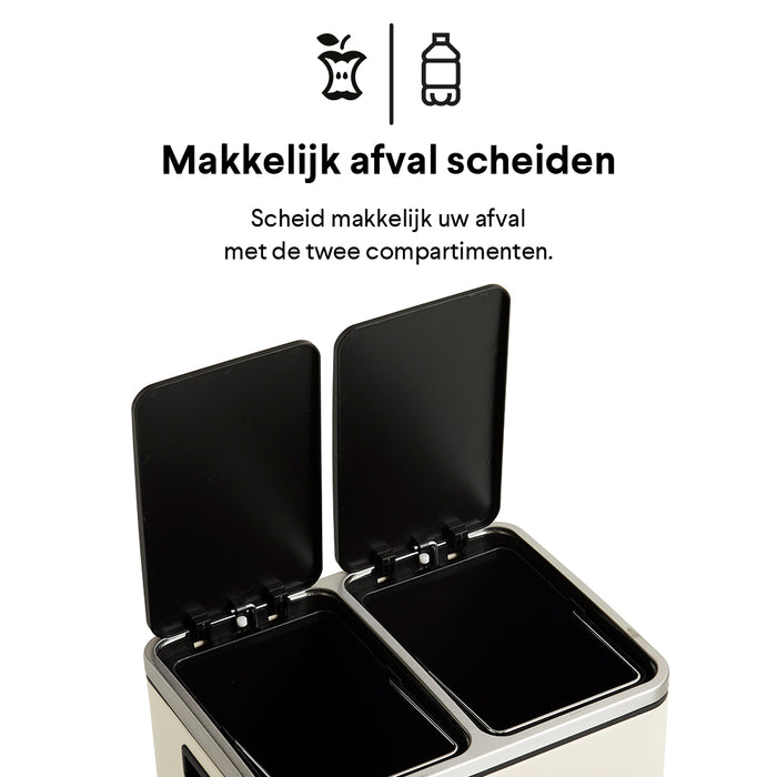 Homra Blinq Duo Pedaalemmer 30 liter (2x15 liter)