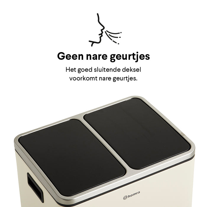 Homra Blinq Duo Pedaalemmer 30 liter (2x15 liter)